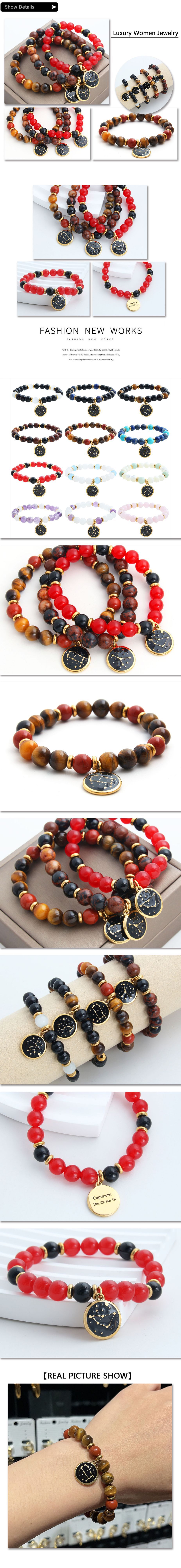 35g Weight 304 Stainless Steel Pendant Material Stone-Free Inlay Material Bracelets Classification 304 Stainless Steel Chain Material 1 Piece Quantity Casual Occasion natural stone Material Geometric Pattern Unisex Gender Retro, Simple Style Style Plating Craft Retro Simple Style Geometric Natural Stone Wholesale Bracelets