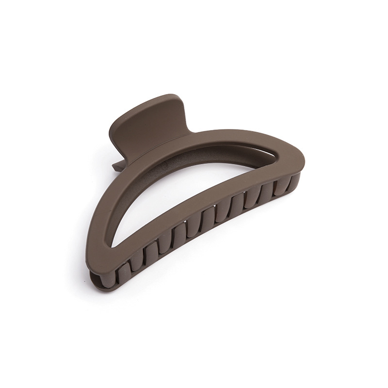 Simple media luna clip de las mujeres cola de caballo updo tiburón clip nicho diseño cabeza trasera horquilla tocado al por mayor