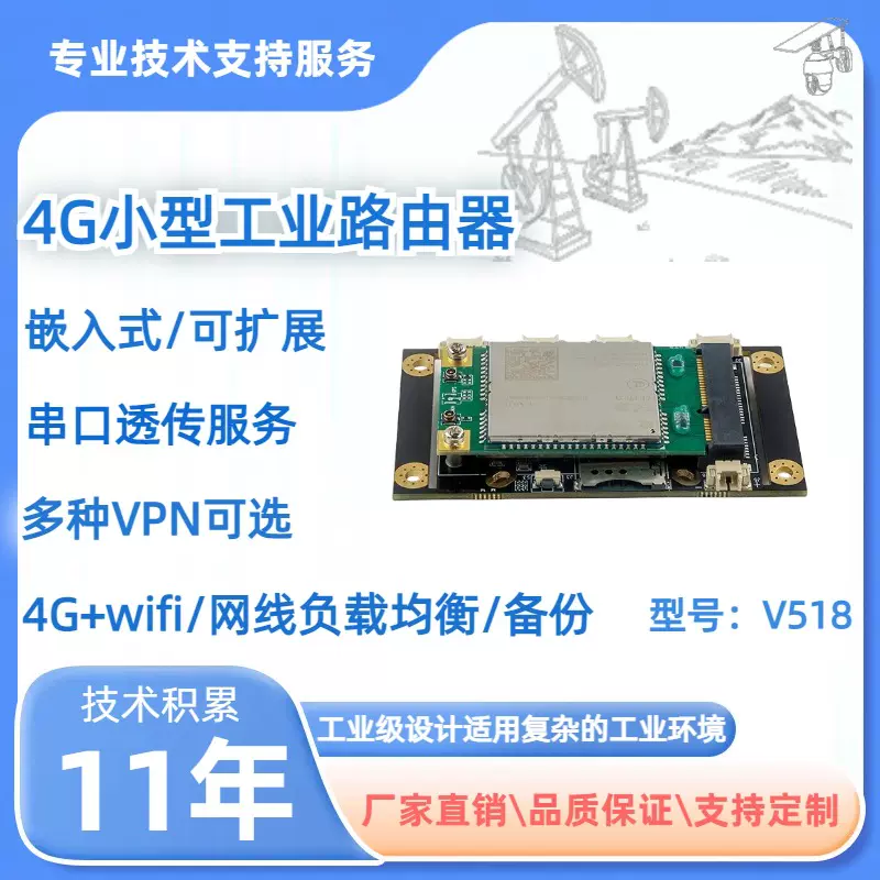 全网通4G无线路由器无需APN专网卡支持自组网内网穿透高速传输