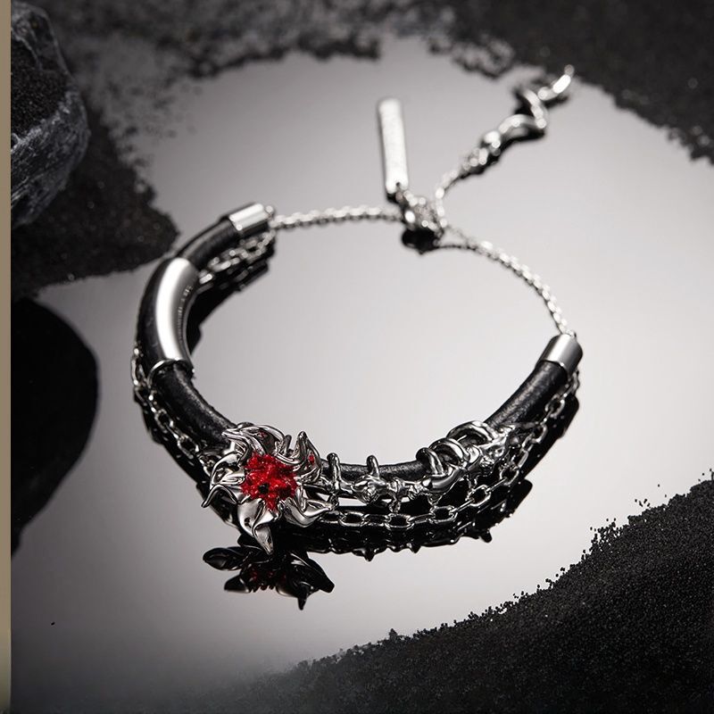 Creative Dark-Style Anime Mobile Game Merchandise: Honkai: Star Rail Bracelet with a Gothic Subculture Vibe, Blending with the Two-Dimensional World