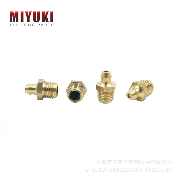 厂家直销 公制m5*1 直 铜油嘴，量大则优