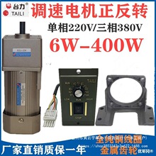 220V减速电机微小型家用两相电机马达60W120W250W400调速电机低速