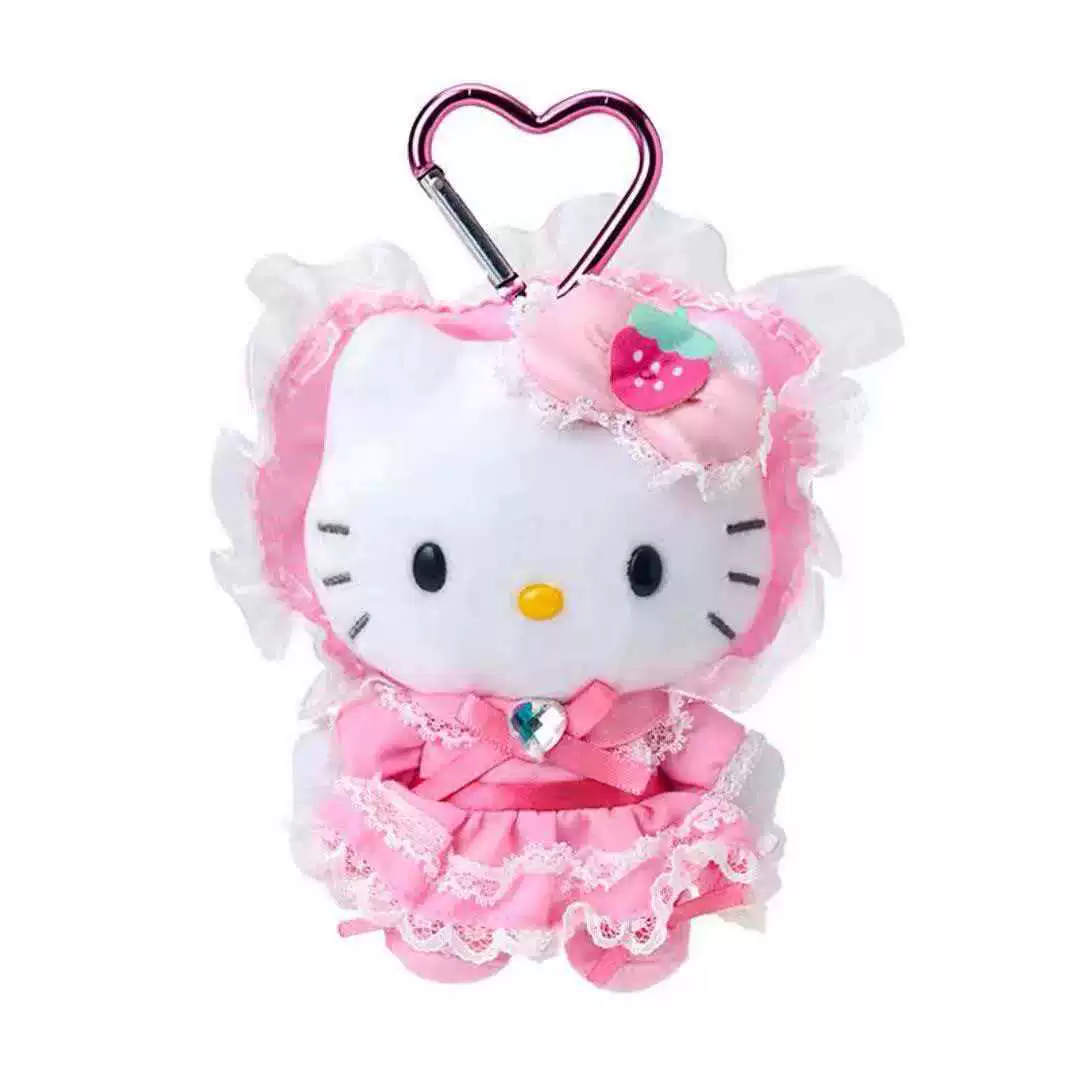 Плюшевый брелок (Sanrio) Hello Kitty, плюшевая кукла-талисман, размеры 10–16 см