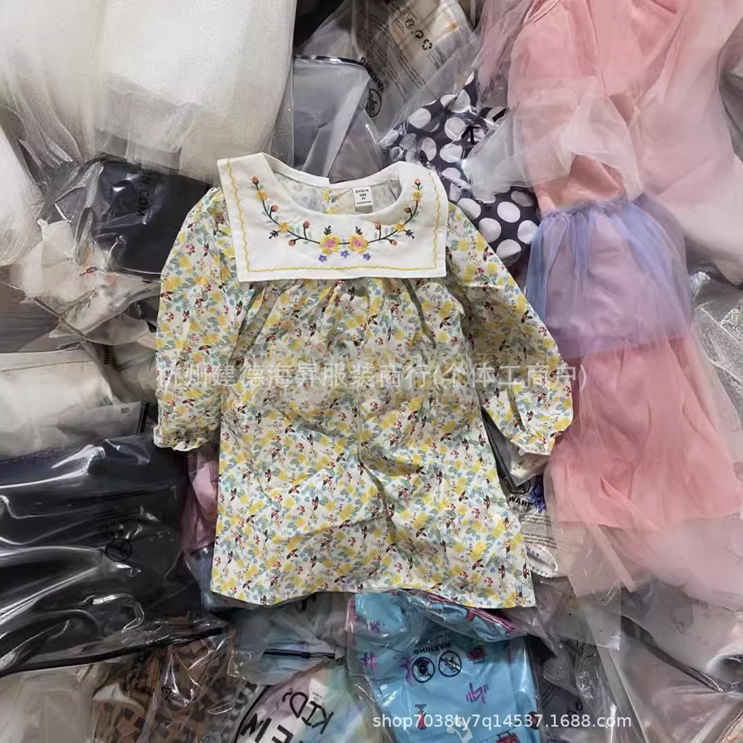 Nueva ropa infantil shein una sola pieza bolsa miscelánea ropa infantil set linda fábrica de liberación de suministro de comercio exterior transfronterizo