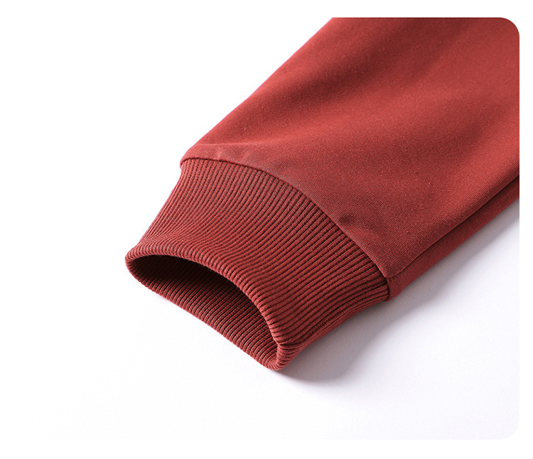 男士春秋季圆领卫衣新款加绒加厚运动卫衣男装套头衫宽松舒适上衣详情20