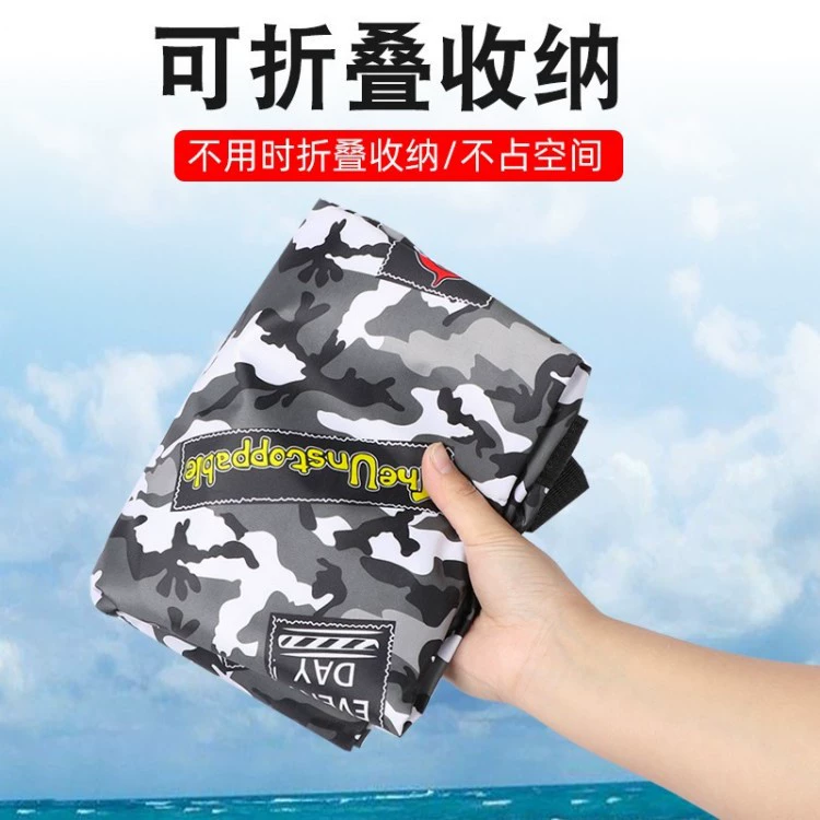 Foldable handheld bag, increased thickness, oxford cloth