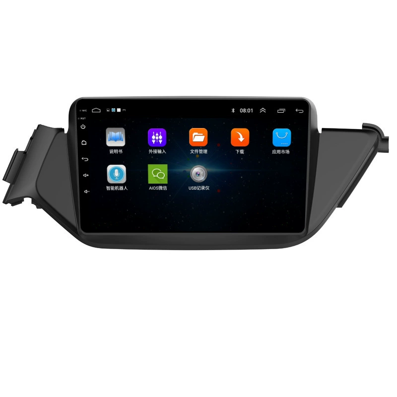 Смарт Bluetooth Сенсорный все в одном пластик и стальная структура автомобильный большой экран синий птица 9-дюймовый емкостной экран навигационный прибор