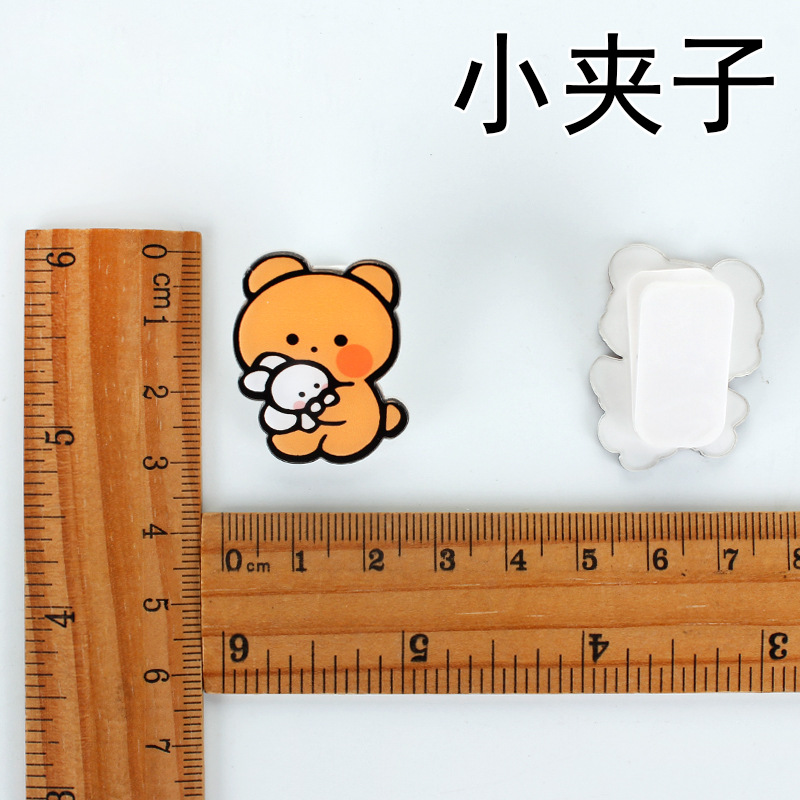Cute acrylic plastic cartoon photo, storage system, classification