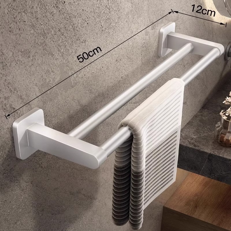 Toallero de Baño de Pared de Aleación de Aluminio con Almacenamiento image 33
