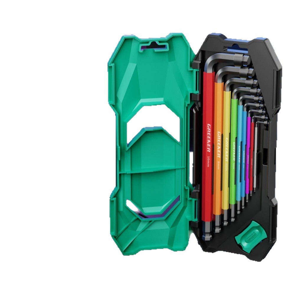 Lvlin Speed-Changing llave hexagonal interior conjunto de color universal destornillador de 6 ángulos cuchara hexagonal extra larga hexagonal image 5