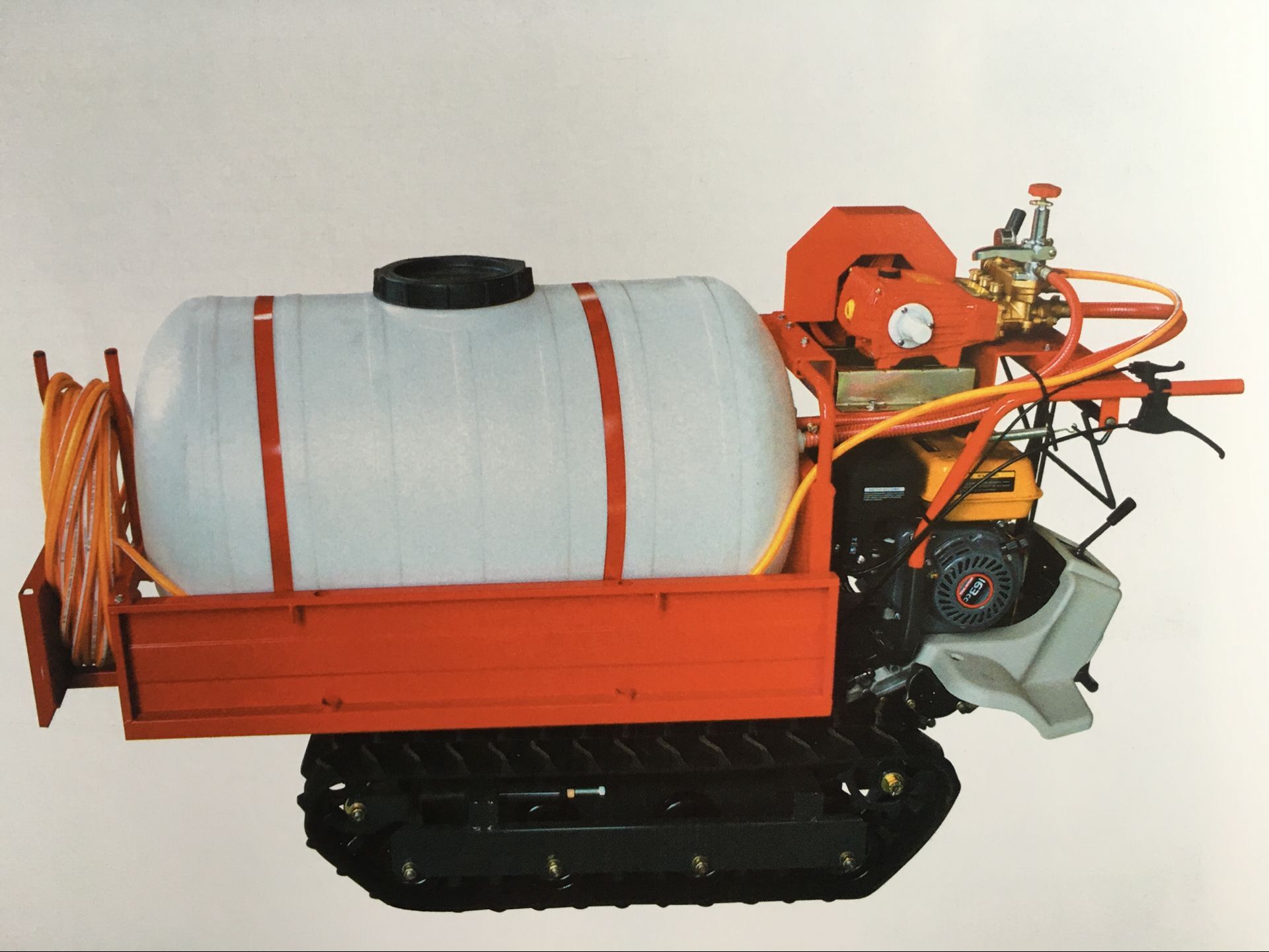 筑水3WZ51果树打药机 自走履带式喷雾机 隆鑫动力自走轮式喷雾器