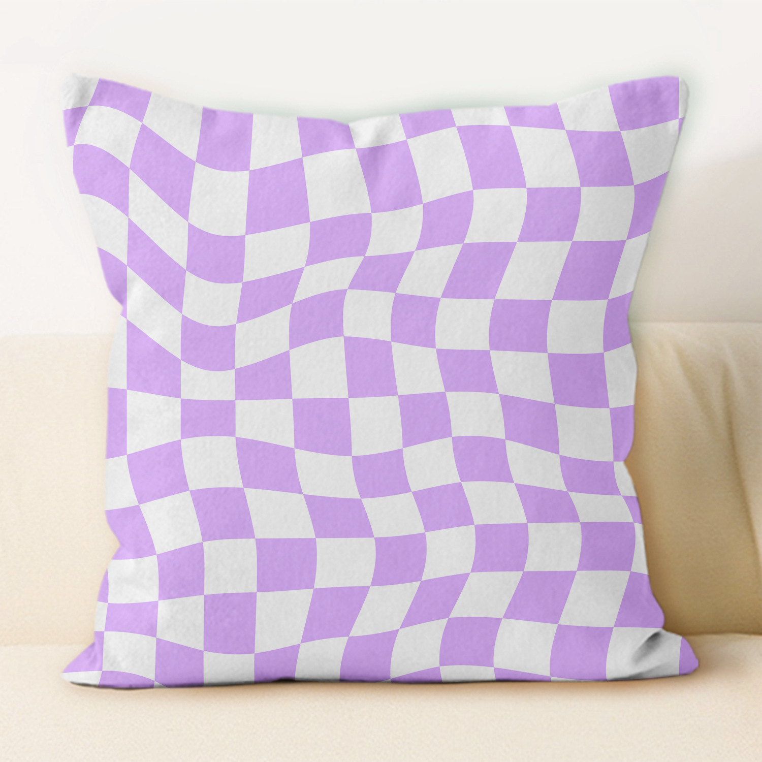 Almohada vaporwave estilo ins para niñas, cojín moderno para sofá de casa, almohada cuadrada de felpa para oficina, venta al por mayor