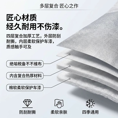 thickened snow cover, Car snow shield