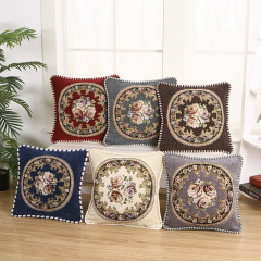 歐式家居家用雪尼爾客廳沙發臥室床上裝飾靠墊辦公室椅子單人抱枕