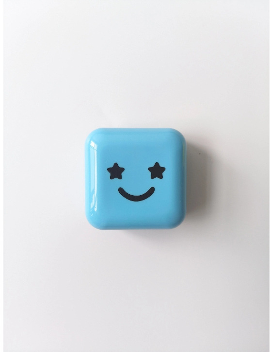 웃는 얼굴 빈 거울 상자(제품은 포함되지 않음)