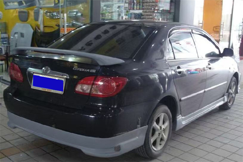 Suitable for 04-09 Toyota Corolla Small Body Kit, Modified Size, Dedicated Front Lip, Rear Lip, and Side Skirts