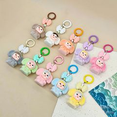人気のクロスボーダー樹脂植毛泣き赤ちゃんキーホルダーペンダントかわいいバッグ小さなアクセサリー装飾品ジュエリーアクセサリー卸売