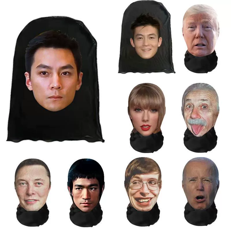 Модная популярная каска, маска, переодевание