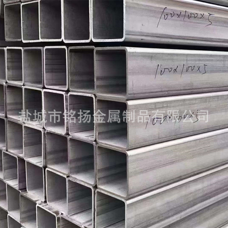 盐城厂家销售304不锈钢方管工业方通大口径非标方管可制作