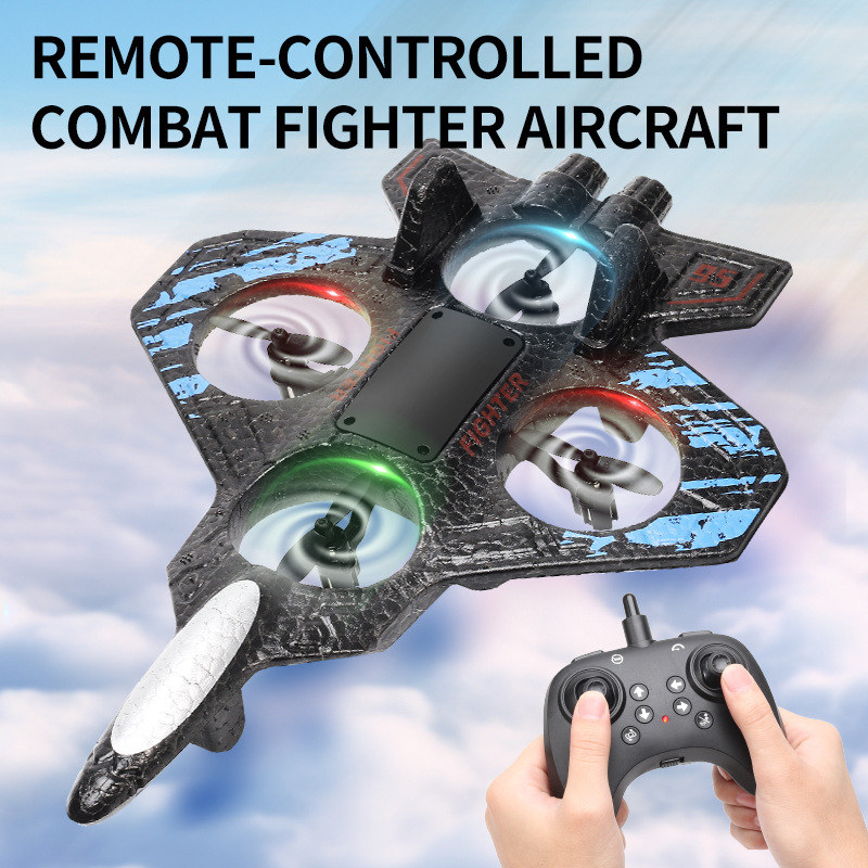 children‘s remote control fighter teaching uav rechargeable drop-resistant foam model aircraft special effects glider birthday gift