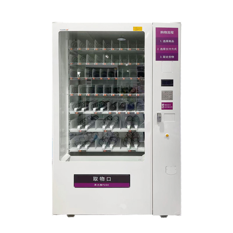 Máquina Expendedora de doble gabinete comercial snack bebida máquina integral gran capacidad necesidades diarias máscara máquina expendedora