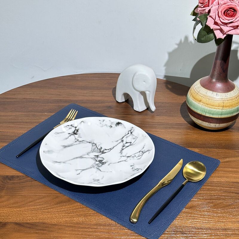 Western Food Plate Creative Dish Household Combination suit Marble Pattern Ceramic Steak Tableware Eating Bowl Vegetable Dish