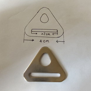 Camping Spare Parts Canopy Triangle Iron Sheet Outdoor Canopy Tent Buckle Reinforced Accessories Horn Buckle Triangle Buckle