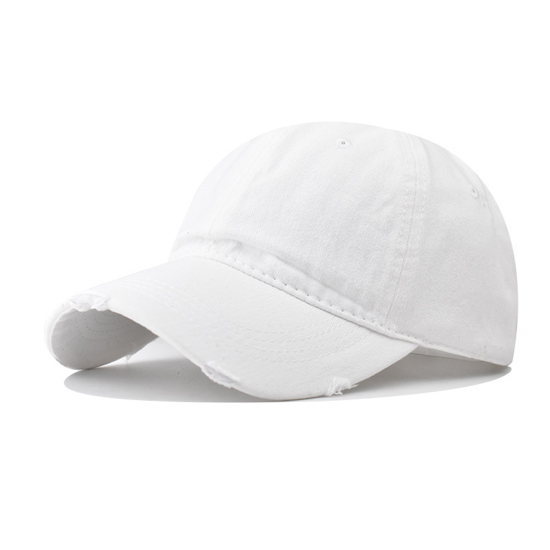 Lavados transfronterizos para hacer viejos gorros de béisbol agujeros de alta calidad, gorras de alta calidad de moda para hombres y mujeres