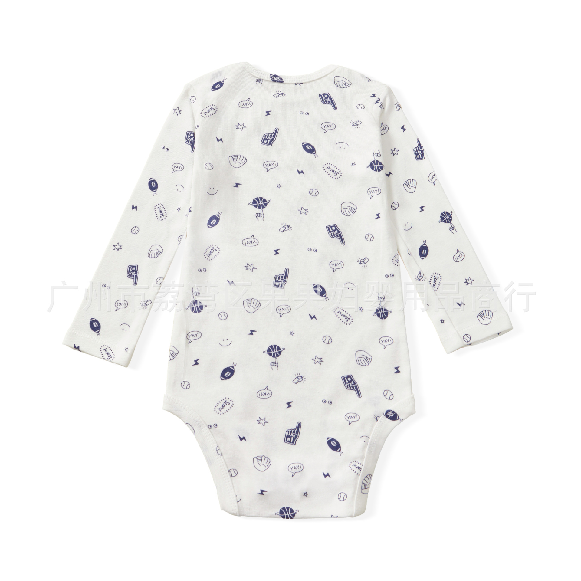 의 긴팔 점프 수트 사계절 순면 카테고리 소년과 소녀의  랩 방귀 옷 2024 년 봄과 가을 대외 무역 어린이 의류