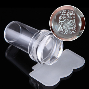 Cross-border hot nail seal tool small head silicone nail steel plate template transfer seal nail