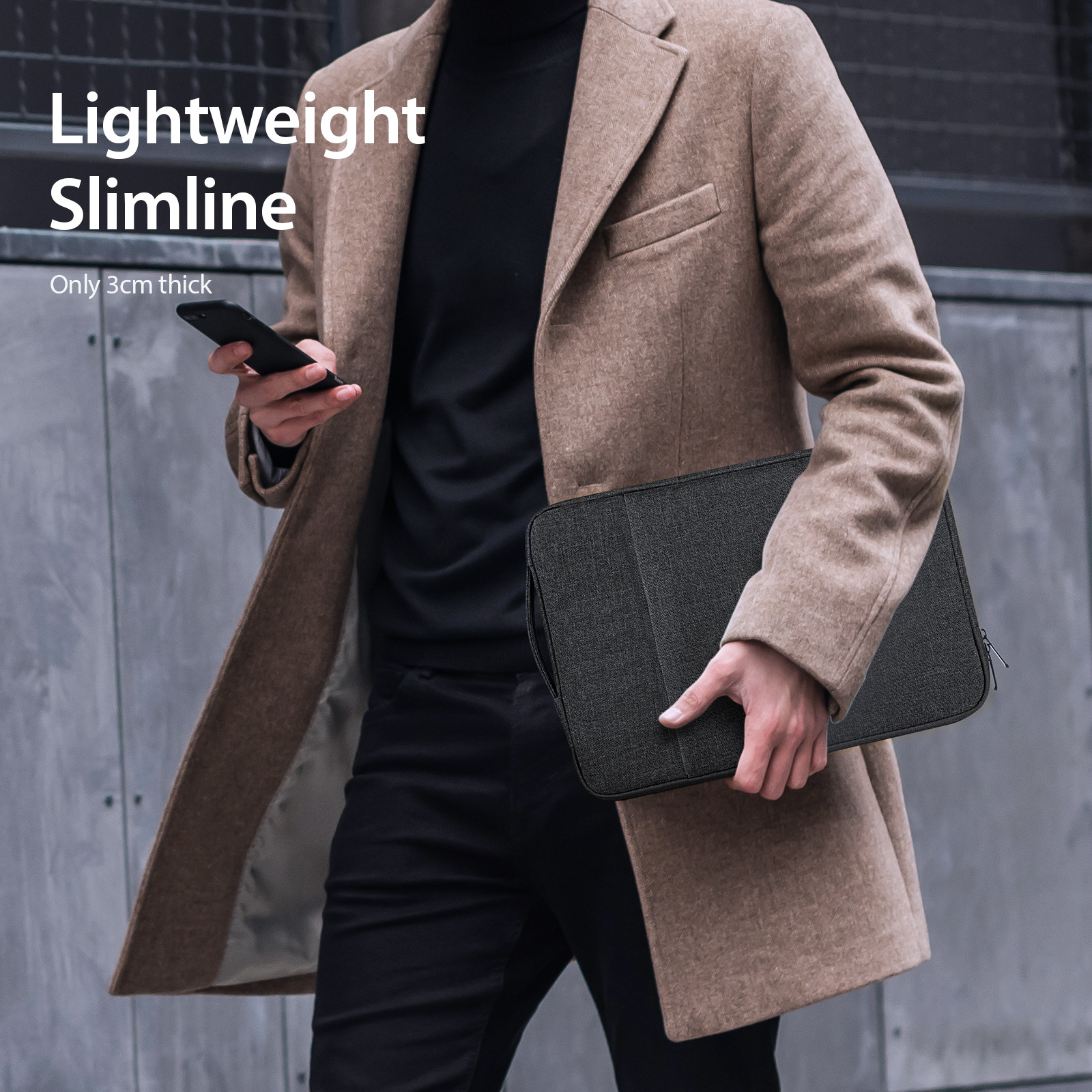 Adecuado para MacBook Portátil Bolsa transfronteriza al por mayor iPad vertical portátil forro bolsa tableta bolsa de almacenamiento