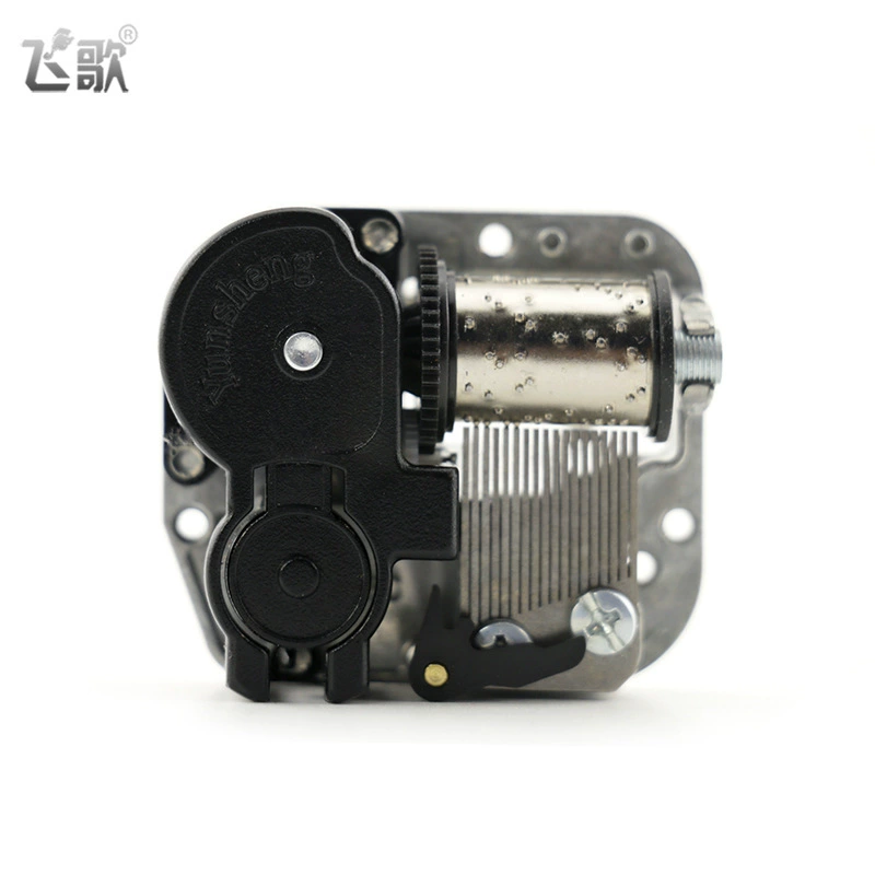 韵升 Rotating wind-up switch key, music box with accessories, handmade