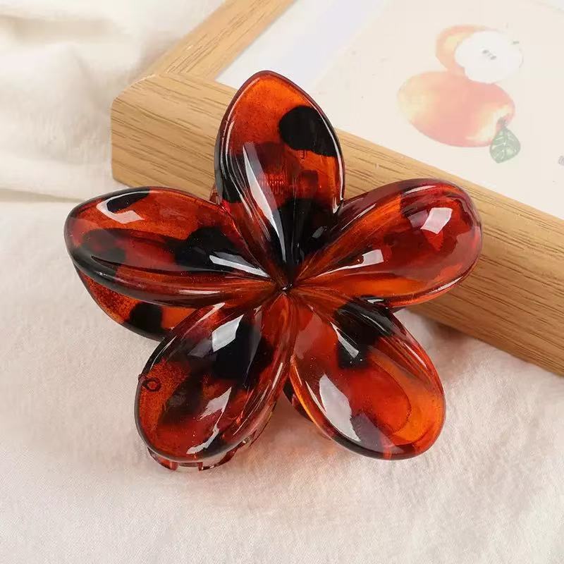 Nuevo cross-border mármol agarrar clips dulce y fresco huevo flor clips de cabello verano de alta calidad tiburón clips de cabello image 58