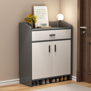 Shoe Cabinet Home Doorway 2023 New Explosions Outside Corridor Entrance Cabinet Integrated Economical Storage Shoe Rack