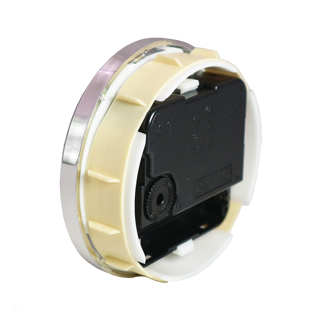 直径80mm银色白底黑阿拉佰字钟头5