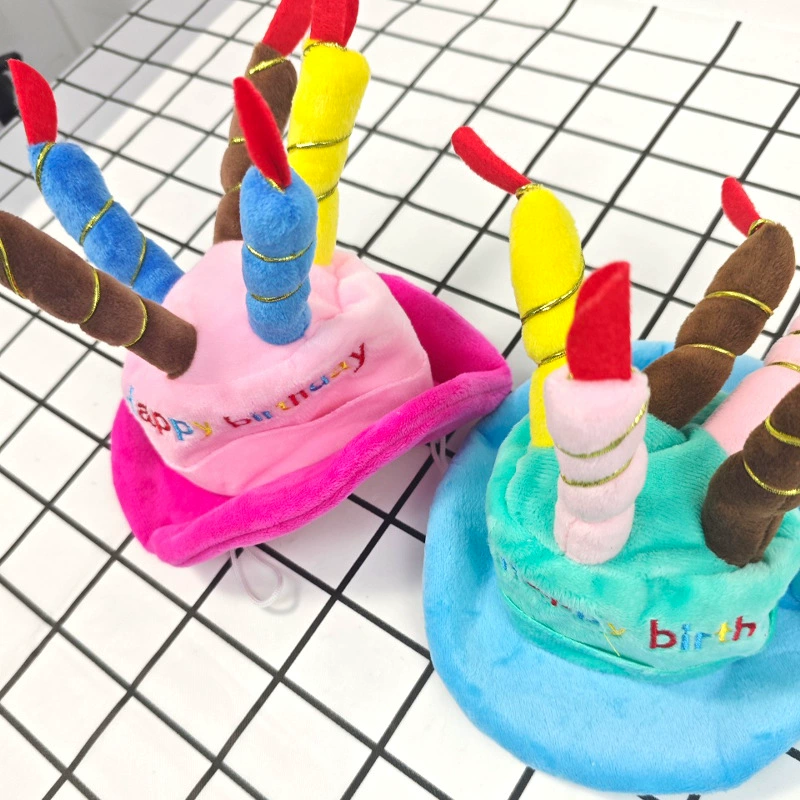 Шапка для домашних животных, пуловер для собаки, головной убор для кошки, шляпа для кошки, шляпа для дня рождения, украшение для дня рождения, наряд для дня рождения для собаки