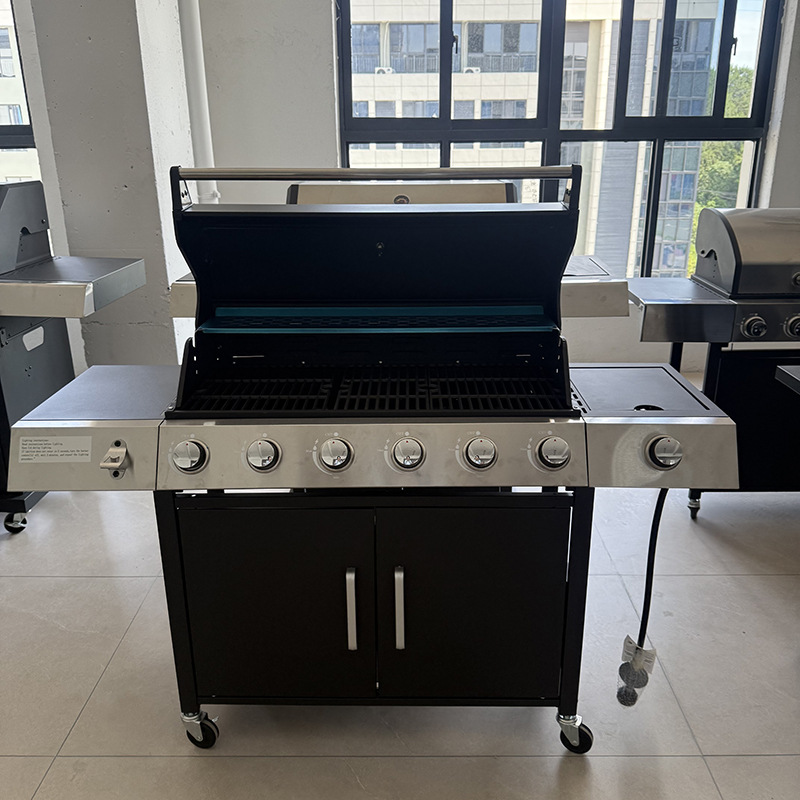 Parrilla de acero inoxidable directa de fábrica para acampar al aire libre horno especial carbón horno BBQ multifuncional grande y duradero