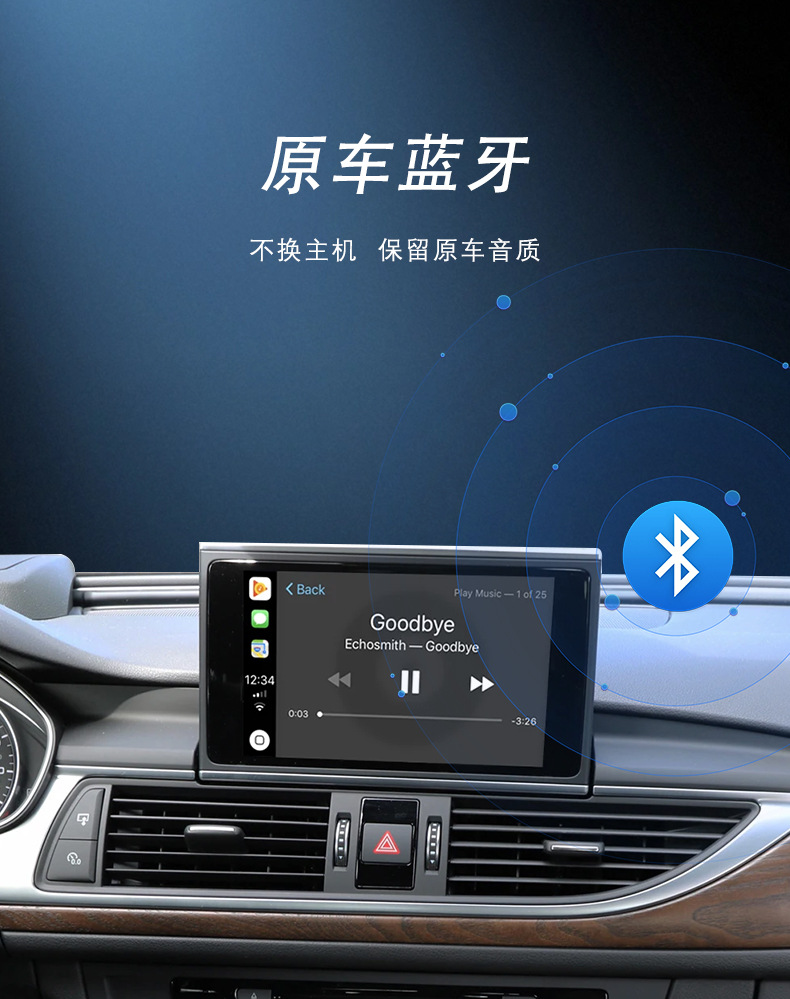 Suitable for Audi A3A4A5Q5Lq7Q2 Wireless Carplay/Hicar/Android Aut O Module Mib