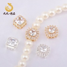 ����ɫ14K������ʯ���ζ�׸��� �M�ͨ��ɢ��diy�ֹ��������