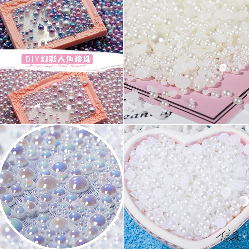 Непористые имитационные жемчужные аксессуары серьги для мобильных телефонов