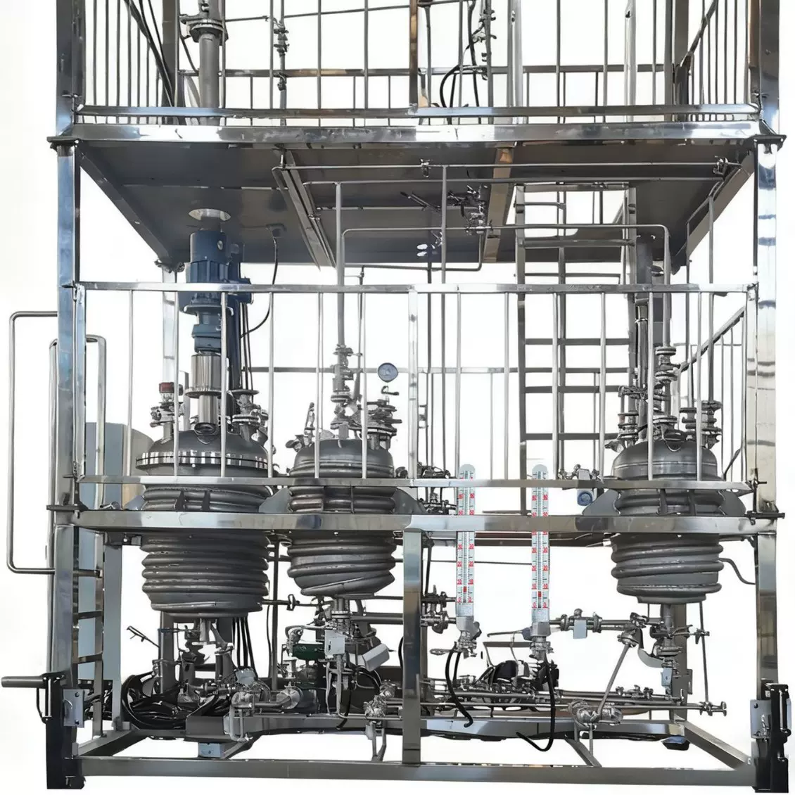 精馏塔设备实验室小型精馏柱精馏釜真空减压蒸馏电加热蒸馏器装置