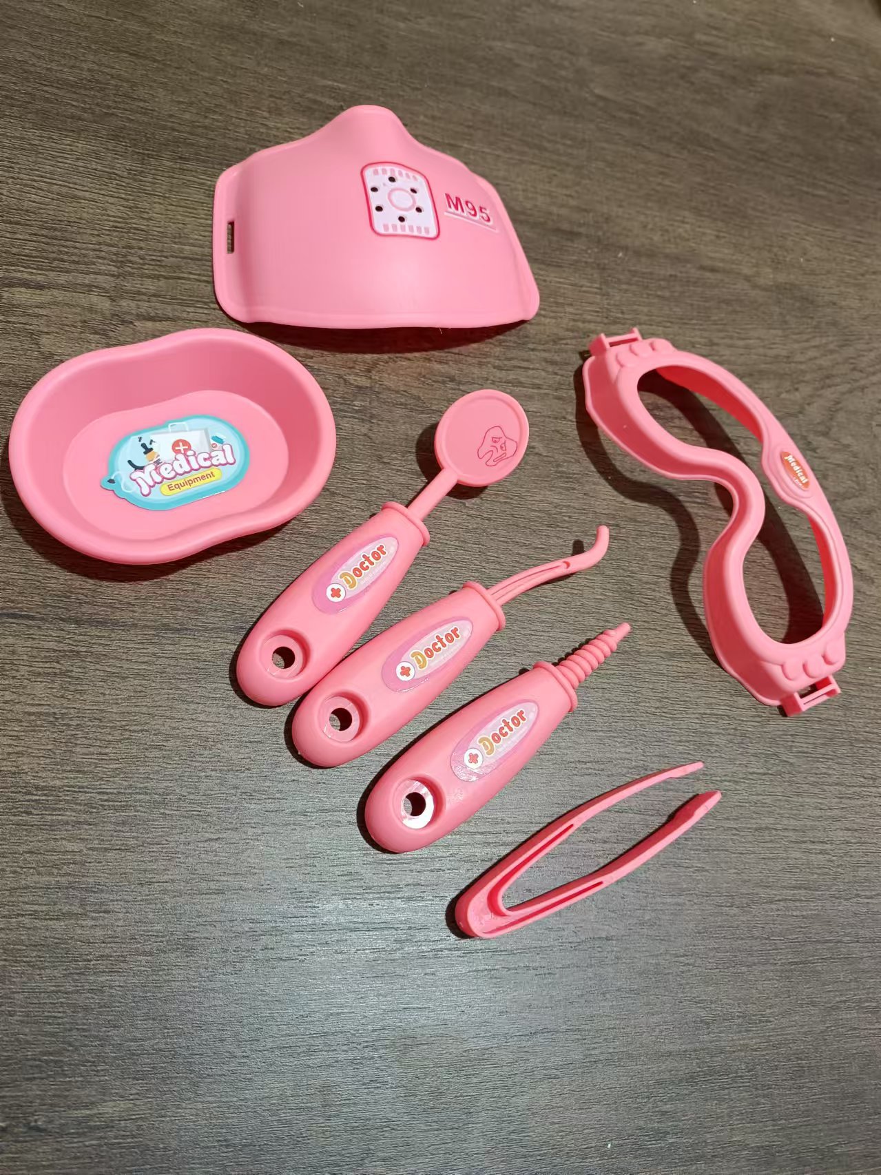 의료 도구 7종 세트 레드