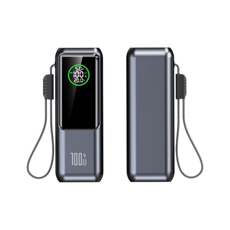 100W超急速充電、コンパクトでポータブルなノートブックパワーバンク、プロジェクター電源、内蔵ケーブル、モバイル電源、ドロップシッピング対応|undefined