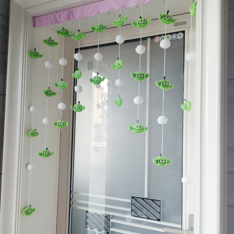 Ball Big Ear Monster Bedroom Living Room Simple Decorative Door Curtain Door Curtain Pendant Decoration Beaded Hanging Ornaments