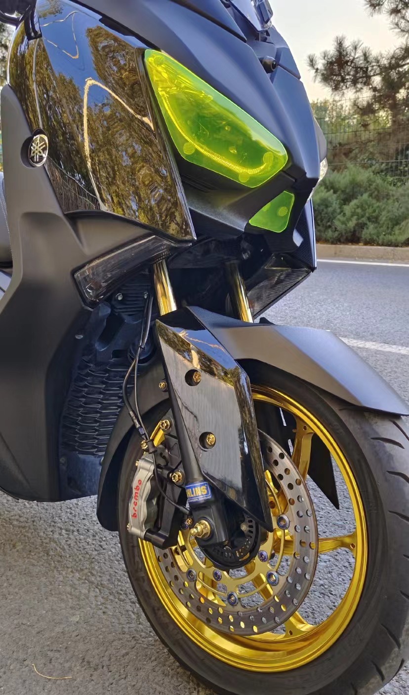 Suitable for Yamaha Xmax300 Front and Rear Cast Wheels Aluminum Alloy Lightweight Cnc Modified Wheels and Rims Modified Only