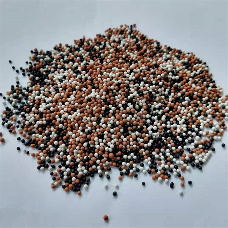 供应家纺枕头添加1-2mm电气石球 麦饭石球 负离子球花洒净水滤料