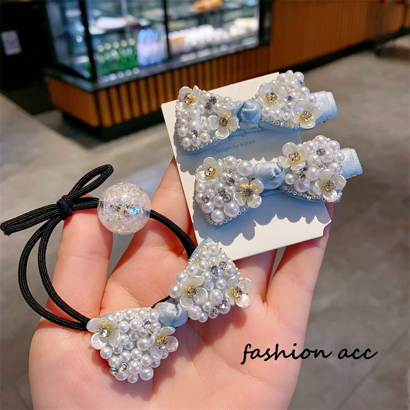 Заколка с бантом, челки, шпильки, украшение для волос, с diamonds, стиль высокого качества, стиль лёгкой роскоши