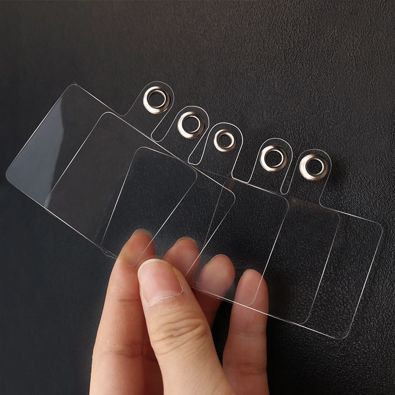 Phone case transparent clip phone lanyard pad gasket chain sticker fixing sheet back cord sticker universal connecting sheet