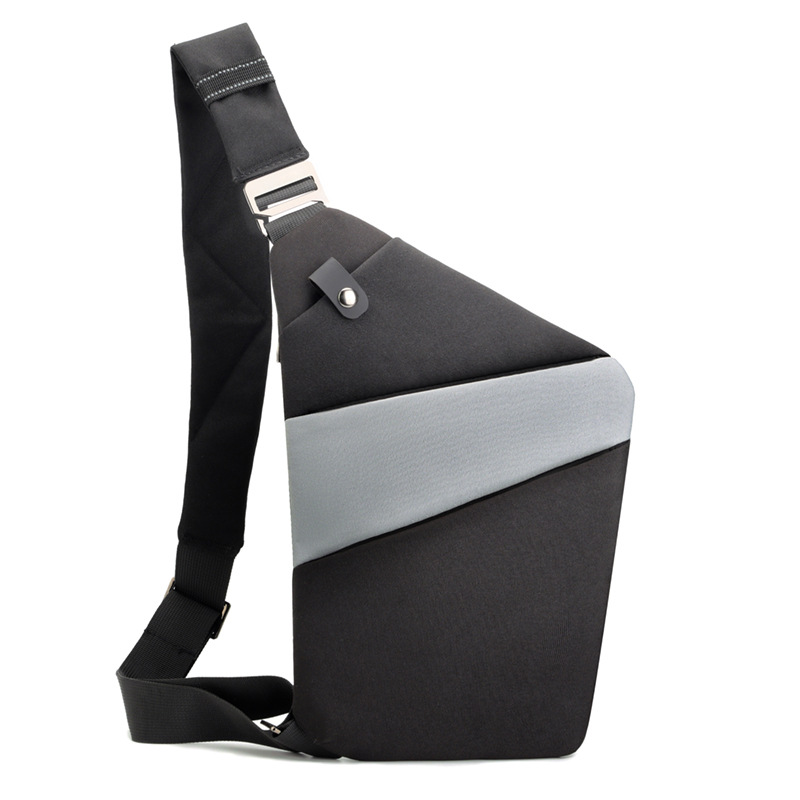 Black with gray left shoulder