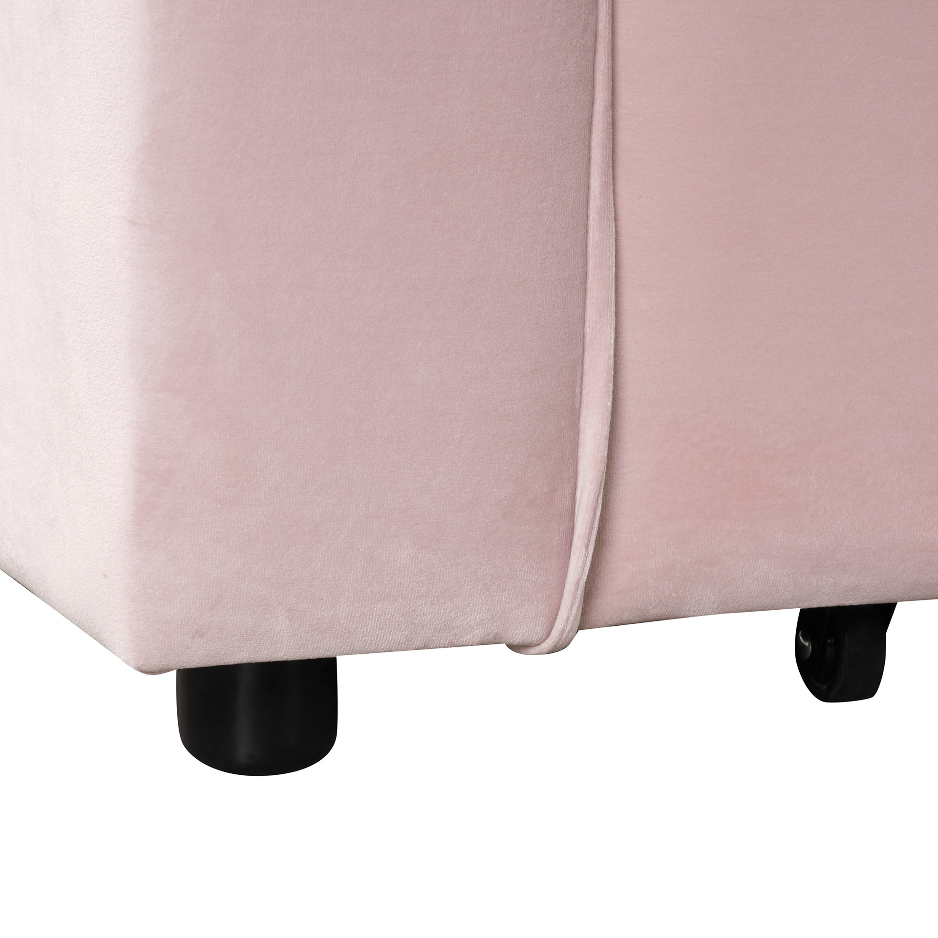 Sofá cama multifuncional de madera maciza, almacenamiento plegable de doble uso, sala de estar de apartamento pequeño, desmontaje y lavado, sofá cama individual y doble image 3